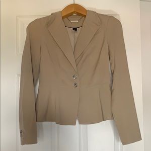 Tan Fitted Women’s Blazer